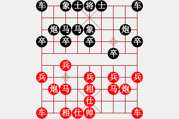 象棋棋譜圖片：陳緒裕[業(yè)9-3] 先負(fù) 許春鋒[業(yè)9-3]  - 步數(shù)：10 