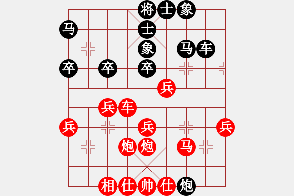 象棋棋譜圖片：孟小麗(3段)-負-津門青松客(3段) - 步數(shù)：40 