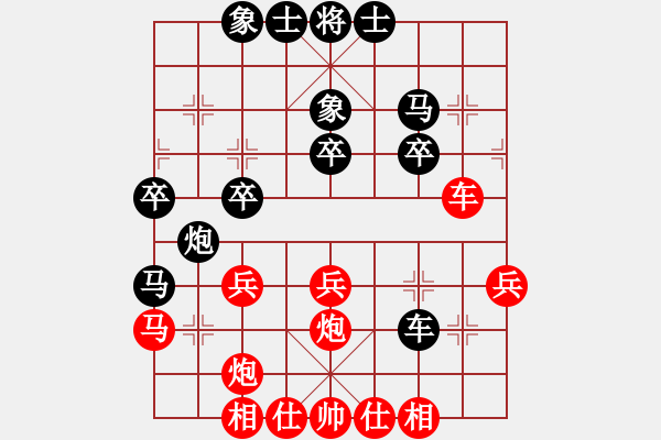 象棋棋譜圖片：葵鄉(xiāng)小妖(8段)-負(fù)-ccliu(2段)五七炮互進(jìn)三兵對(duì)屏風(fēng)馬邊卒右馬外盤(pán)河 紅左橫車(chē)右車(chē)巡河對(duì)黑飛 - 步數(shù)：40 