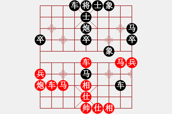 象棋棋譜圖片：wanglj(6級(jí))-勝-山雞(6級(jí)) - 步數(shù)：40 