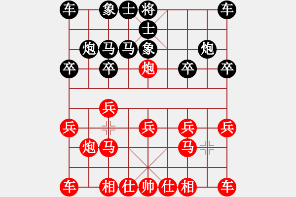 象棋棋譜圖片：葬心紅負(fù)漓水寒冰劍〖仙人指路進(jìn)右馬對(duì)飛象〗 - 步數(shù)：10 