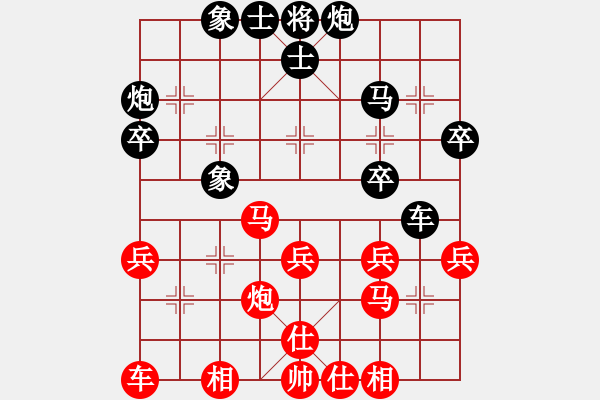 象棋棋譜圖片：盤錦棋類協(xié)會(huì) 張文夫 和 盤錦棋類協(xié)會(huì) 李冠男 - 步數(shù)：36 