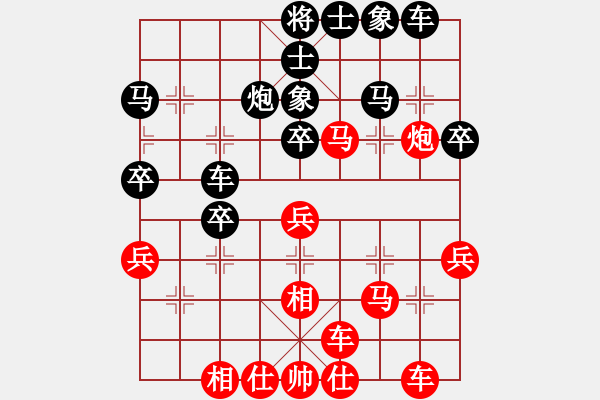 象棋棋譜圖片：豫東棋人(9段)-負(fù)-默藏黑云(月將) - 步數(shù)：30 