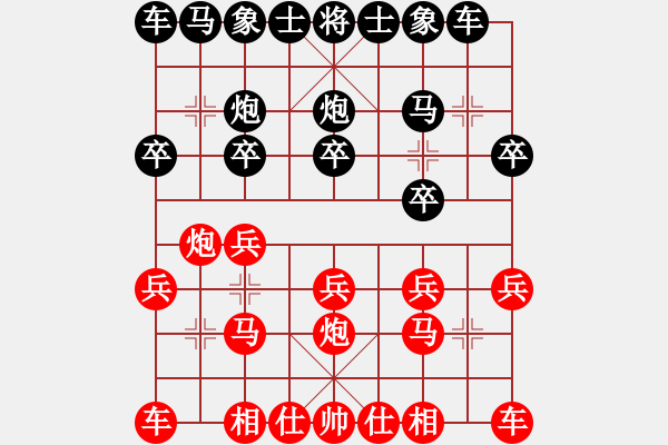 象棋棋譜圖片：玄機逸士 先勝 木子.pgn - 步數(shù)：10 