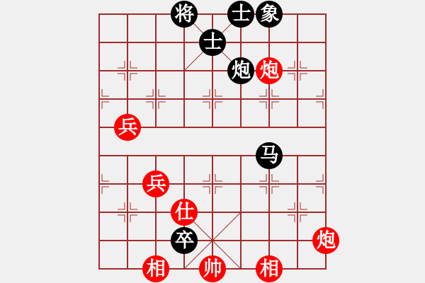 象棋棋譜圖片：傲劍弈林(2段)-勝-黑煞饅頭(5段) - 步數(shù)：100 