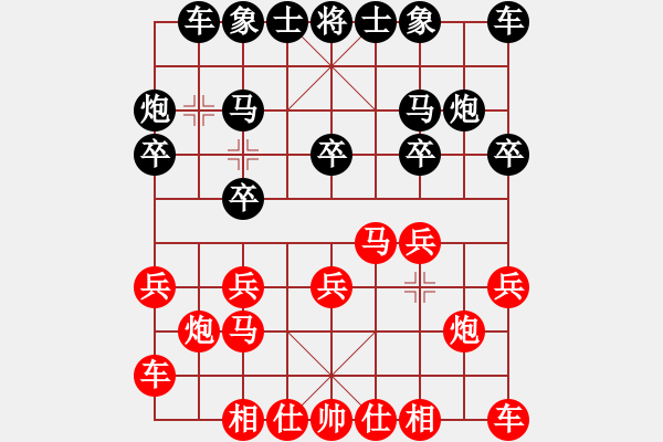 象棋棋譜圖片：11-02-25 神秘人[1587]-勝-蘭橋[1618] - 步數：10 