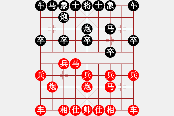象棋棋谱图片：黄氏海平（越南）-胜-杨惠雯（西马） - 步数：10 