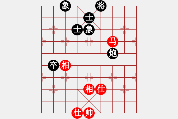 象棋棋谱图片：圈子(7段)-和-杨家少将三(5段) - 步数：100 
