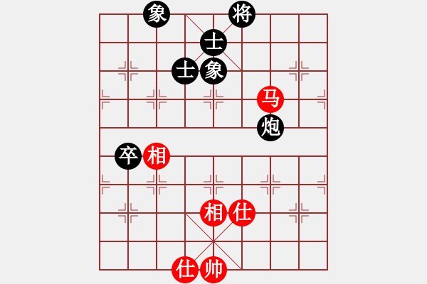 象棋棋譜圖片：圈子(7段)-和-楊家少將三(5段) - 步數(shù)：100 