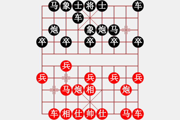 象棋棋谱图片：郭凤达 先和 孙逸阳 - 步数：10 