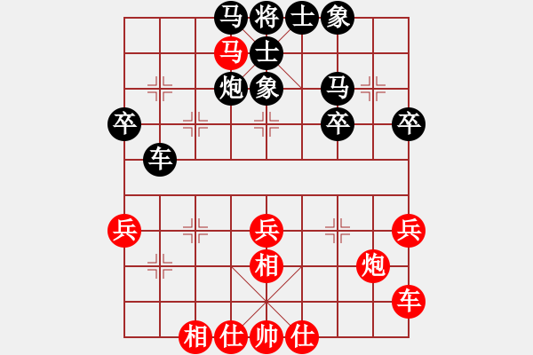 象棋棋譜圖片：倒數(shù)最后(9段)-負(fù)-chinjin(7段) - 步數(shù)：40 