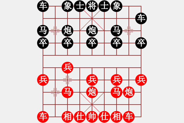 象棋棋譜圖片：深圳隊(duì) 李雨竹 負(fù) 重慶隊(duì) 許文章 - 步數(shù)：10 