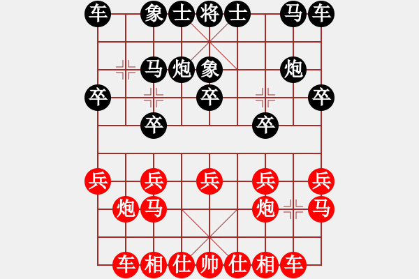 象棋棋譜圖片：河北金環(huán)建設(shè)隊(duì) 王瑞祥 勝 上海棋院 蔣融冰 - 步數(shù)：10 