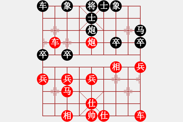 象棋棋譜圖片：第五屆聆聽杯視頻第一輪劍客勝不怎么會下棋 - 步數(shù)：31 