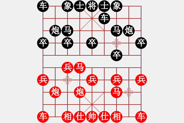 象棋棋譜圖片：第十九局 揚(yáng)州張錦榮(先) 平陽謝俠遜(勝) - 步數(shù)：10 