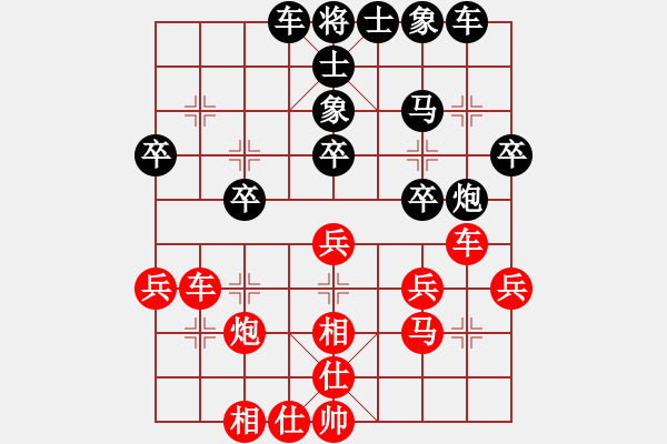 象棋棋譜圖片：網(wǎng)絡(luò)錦標(biāo)賽周賽場 古溫王林 先勝 棋門客棧無謂 - 步數(shù)：30 