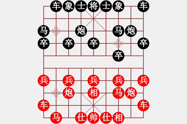 象棋棋譜圖片：楊箕村冠軍-N01VS君匯桔中居士(2012-7-14) - 步數(shù)：10 