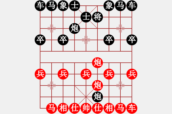 象棋棋譜圖片：2022.10.28.1y五分鐘先勝中炮對士角炮打空頭重炮殺 - 步數(shù)：13 