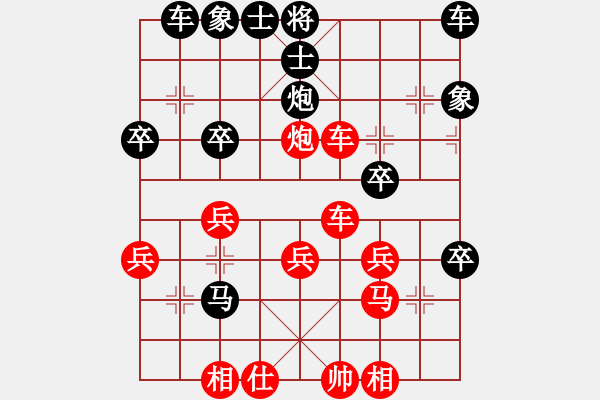 象棋棋譜圖片：加勒比海盜[1732508995] -VS- 臭棋人家ゞ禾日火因[4429788] - 步數(shù)：33 