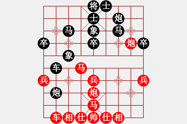 象棋棋譜圖片：bbboy002(初級)-勝-jcbxtdcq(2級) - 步數(shù)：40 