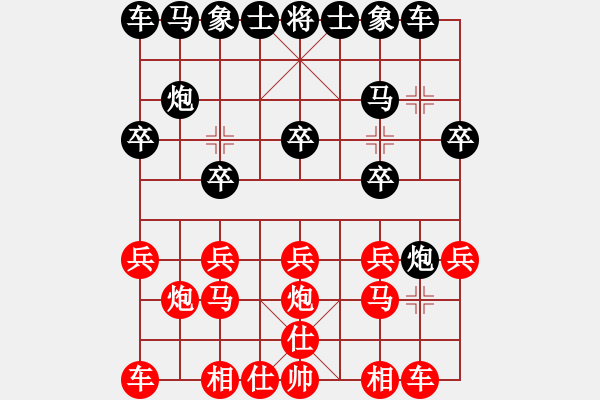 象棋棋譜圖片：老九[850881856] -VS- 小小七[2570464039] - 步數(shù)：10 