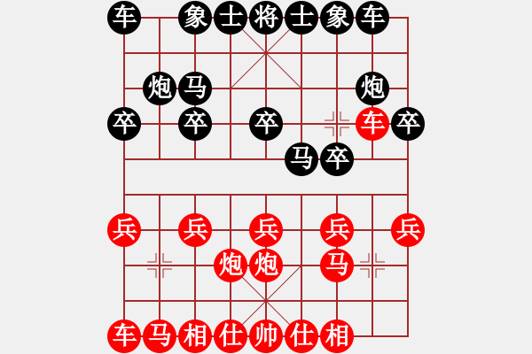 象棋棋譜圖片：曾經(jīng)滄海(7弦)-勝-紅旗飄飄(4星) - 步數(shù)：10 