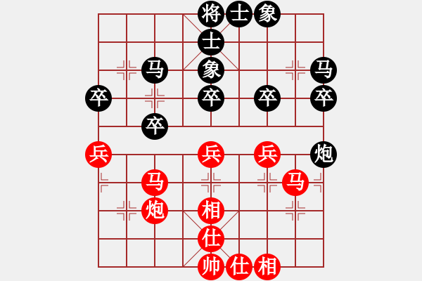 象棋棋譜圖片：anhocheng(4段)-負(fù)-弈林論道(5段) - 步數(shù)：40 