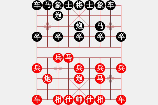 象棋棋譜圖片：菠菜(4段)-勝-萬箭齊發(fā)(2段) - 步數(shù)：10 