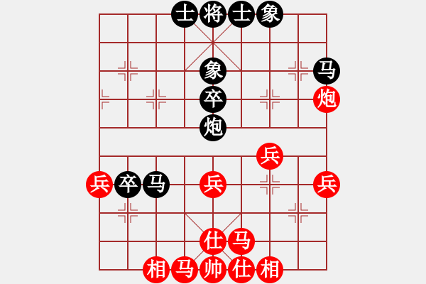 象棋棋譜圖片：tiang(2段)-負(fù)-刀鑲(1段) - 步數(shù)：40 