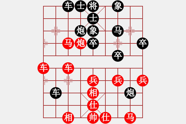 象棋棋譜圖片：東方不敗(4星)-負(fù)-弈行天地(地煞) - 步數(shù)：40 