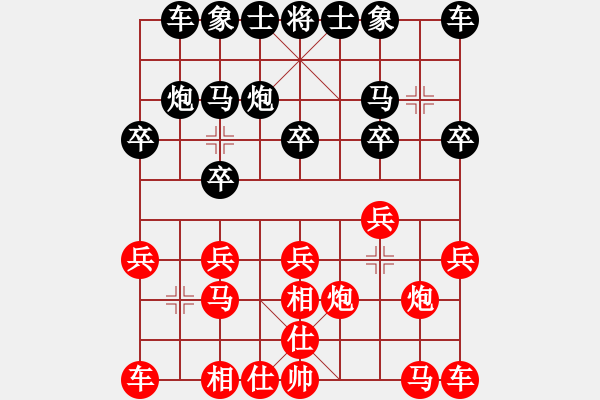 象棋棋譜圖片：康熙大帝[364681107] -VS- ︻▇◤[1242800400] - 步數(shù)：10 