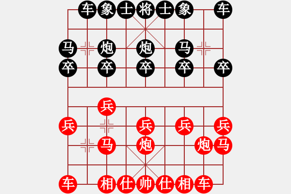 象棋棋譜圖片：北京九重匯 劉歡 和 金環(huán)建設(shè)河北 張婷婷 - 步數(shù)：10 