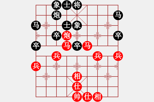 象棋棋譜圖片：北京九重匯 劉歡 和 金環(huán)建設(shè)河北 張婷婷 - 步數(shù)：40 