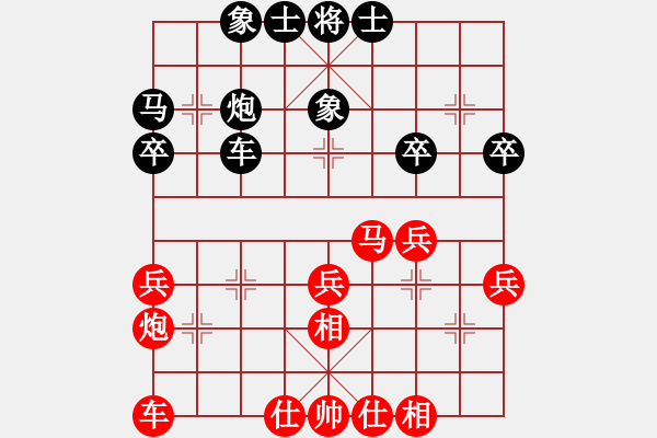 象棋棋譜圖片：馬來西亞象棋總會(huì) 曾煜權(quán) 勝 意大利象棋協(xié)會(huì) 方定良 - 步數(shù)：40 