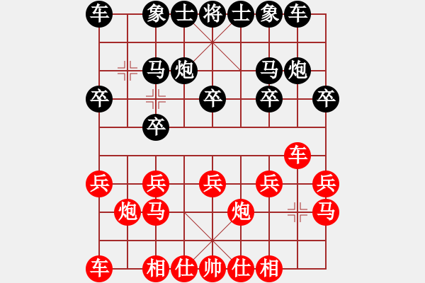 象棋棋譜圖片：潤楷先負灝楠20190316已評注 - 步數：10 