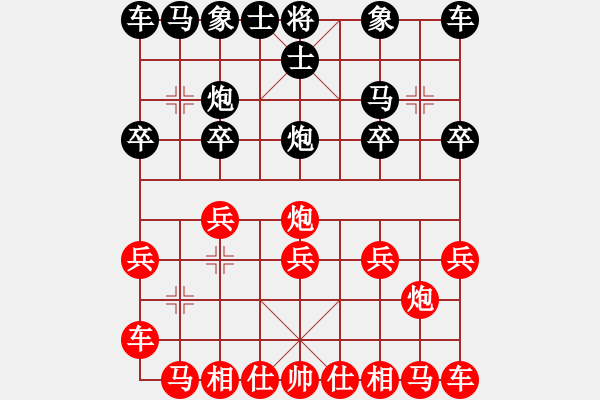 象棋棋譜圖片：小乖乖[714043259] -VS- 榮幸[136826543] - 步數(shù)：10 