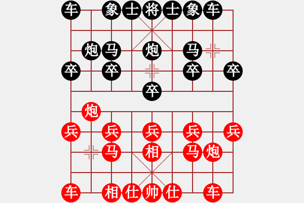 象棋棋譜圖片：gzhy(電神)-勝-我愛粱妍婷(風(fēng)魔) - 步數(shù)：10 