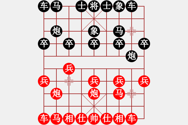 象棋棋譜圖片：預(yù)覽棋盤 - 步數(shù)：8 