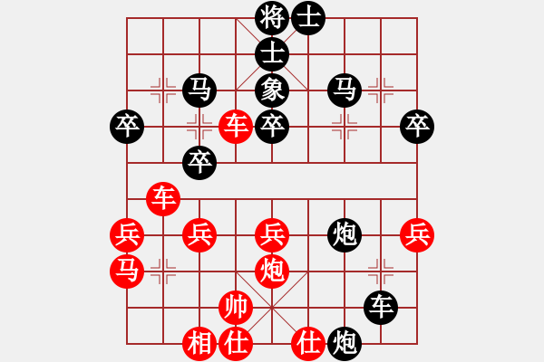 象棋棋譜圖片：龍[570168770] -VS- ★棋壇尊者★[407612993] - 步數(shù)：40 