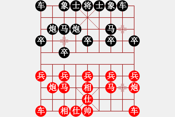 象棋棋譜圖片：3262035(草民) 負 3083232(都尉) - 步數(shù)：10 