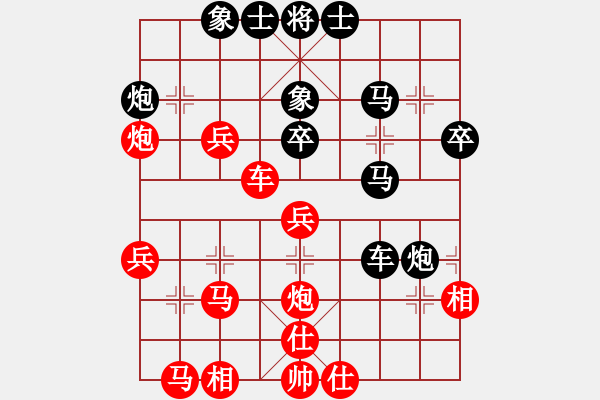 象棋棋譜圖片：2019第16屆威凱杯全國象棋等級(jí)賽葉禎先負(fù)潘凌霄7 - 步數(shù)：40 