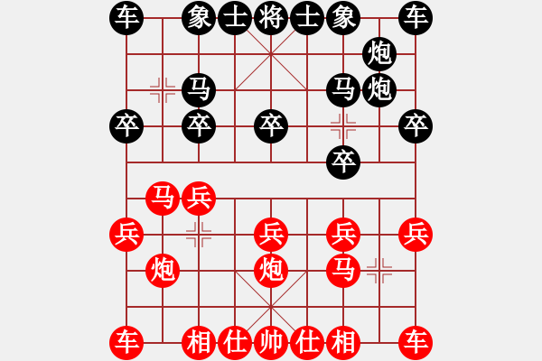 象棋棋譜圖片：倚天高手(中炮對進(jìn)左馬黑走炮二退一22) - 步數(shù)：10 