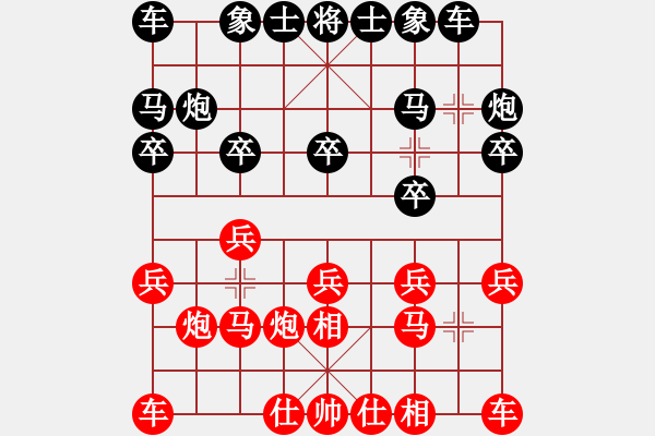 象棋棋譜圖片：張依強(qiáng) 先勝 黃躍山 - 步數(shù)：10 