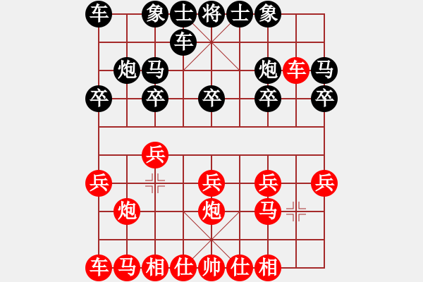 象棋棋譜圖片：風(fēng)乍起(3段)-勝-鳳城棋少(8級(jí)) - 步數(shù)：10 