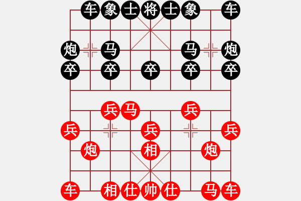 象棋棋譜圖片：874局 A10- 飛相局-BugChess Plus 19-07-08 x64(5層) (先負(fù)) - 步數(shù)：10 