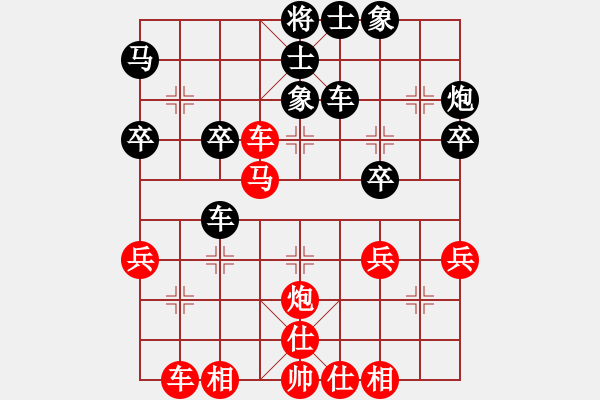 象棋棋譜圖片：2023.6.27.5先勝高車保馬 - 步數(shù)：40 