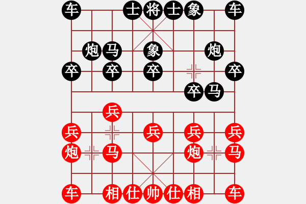 象棋棋譜圖片：江南小浪蝶(9星)-和-一號引擎(9星) - 步數(shù)：10 