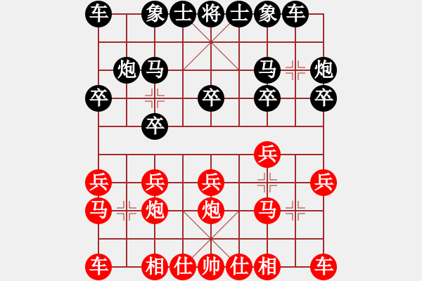 象棋棋譜圖片：破解當(dāng)頭炮實(shí)戰(zhàn)對(duì)局 - 步數(shù)：10 