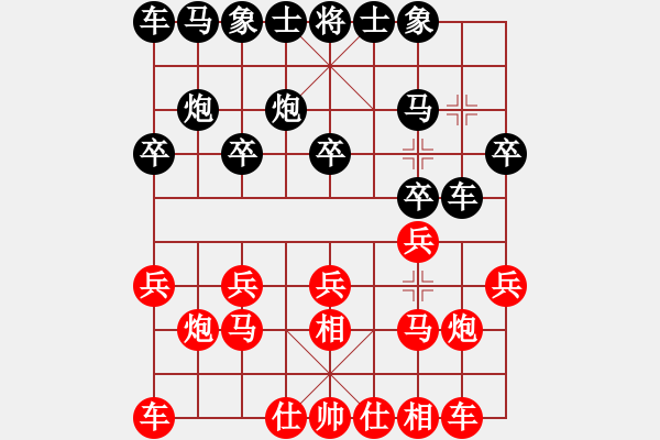 象棋棋譜圖片：?jiǎn)柷?天帝)-負(fù)-最怕對(duì)手弱(日帥) - 步數(shù)：10 