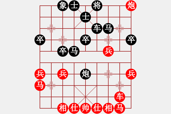 象棋棋譜圖片：測評 后手對過宮炮 電腦分析1 - 步數(shù)：28 